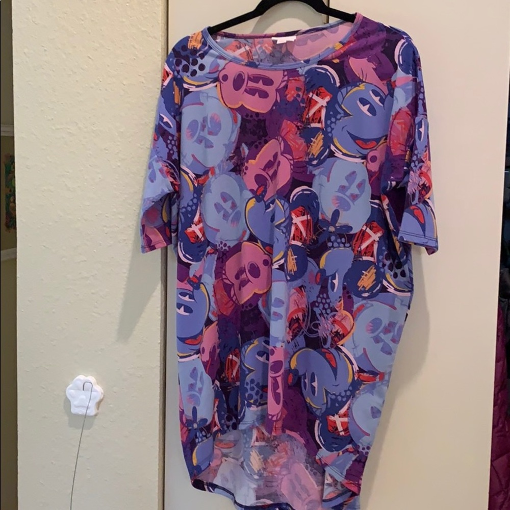 LuLaRoe Disney Irma, Mickey Mouse Size S, EUC